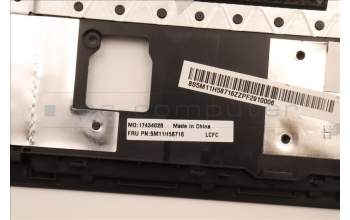 Lenovo 5M11H58716 MECH_ASM KBD CCvr DEN(PMX)UK BK