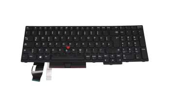 5N20V78046 original Lenovo clavier DE (allemand) noir/noir abattue avec mouse stick