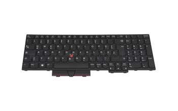 5N20W68120 original Lenovo clavier DE (allemand) noir/noir avec mouse stick