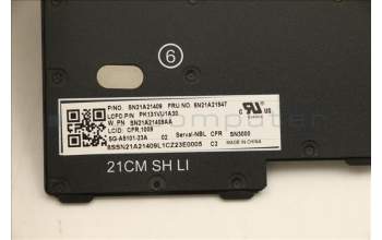 Lenovo 5N21A21847 NB_KYB CS21KBD SKTOP LTN,NBL,BK,058 FRA