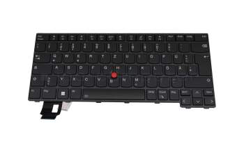 5N21D67982 original Lenovo clavier DE (allemand) noir/noir avec rétro-éclairage et mouse stick