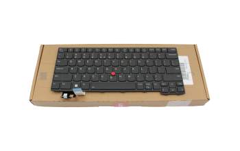 5N21D67996 original Lenovo clavier US (anglais) noir/noir avec rétro-éclairage et mouse stick