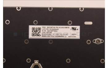 Lenovo 5N21D68155 NB_KYB CS22 FL TOP,BK-NBL,LTN,EST