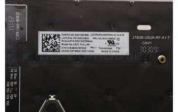 Lenovo 5N21D68267 NB_KYB CS22 FL TOP,BK-BL,TRI,FRA/ENG