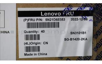 Lenovo 5N21D68353 NB_KYB CS22 FL TOP,GR-BL,LTN,DEN