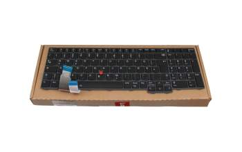 5N21D93623 original Lenovo clavier DE (allemand) noir/noir avec rétro-éclairage et mouse stick