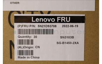 Lenovo 5N21D93708 NB_KYB CS22 NM TOP,BK-BL,LTN,SWS