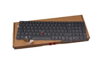 5N21D93887 original Lenovo clavier DE (allemand) gris/gris avec rétro-éclairage et mouse stick