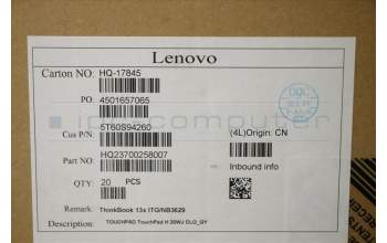 Lenovo 5T60S94260 TOUCHPAD TouchPad H 20WJ CLO_GY