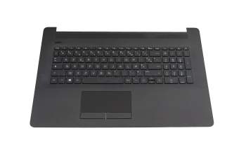 6037B0147805 original IEC clavier incl. topcase FR (français) noir/noir (avec TP/DVD, structure de surface \"Diamond)