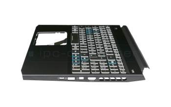 6037B0154104 original Acer clavier incl. topcase DE (allemand) noir/noir avec rétro-éclairage