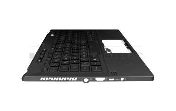 6037B0211913 original Asus clavier incl. topcase DE (allemand) noir/gris avec rétro-éclairage