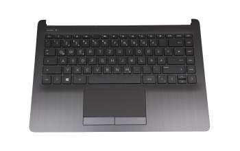 6070B1306601 original HP clavier incl. topcase DE (allemand) noir/noir