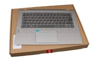 6620329179 original Lenovo clavier incl. topcase DE (allemand) gris/argent avec rétro-éclairage