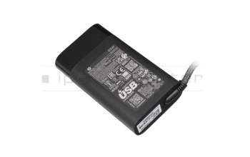 671R2AA original HP chargeur USB-C 65 watts arrondie