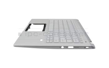 6B.AB1N2.001 original Acer clavier incl. topcase US (anglais) argent/argent avec rétro-éclairage