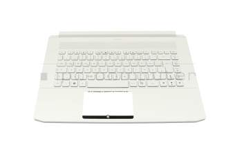 6B.C4HN1.009 original Acer clavier incl. topcase DE (allemand) blanc/blanc avec rétro-éclairage