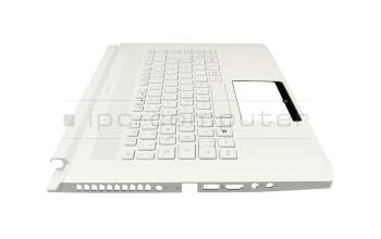 6B.C4HN1.009 original Acer clavier incl. topcase DE (allemand) blanc/blanc avec rétro-éclairage