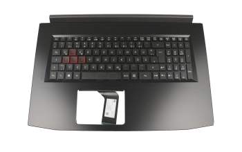 6B.Q3DN2.011 original Acer clavier incl. topcase DE (allemand) noir/argent avec rétro-éclairage (1060)