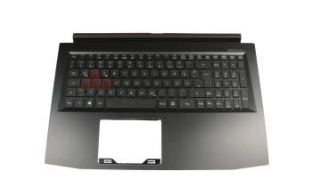 6BQ28N2011 original Acer clavier incl. topcase DE (allemand) noir/noir avec rétro-éclairage