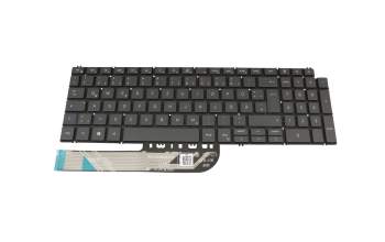 6KNG80L00U original Dell clavier DE (allemand) gris avec rétro-éclairage