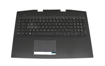 71NHY132138 original HP clavier incl. topcase DE (allemand) noir/noir avec rétro-éclairage