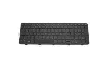 744564-041 HP clavier DE (allemand) noir/noir brillant