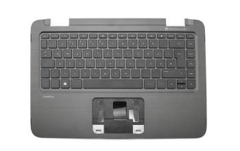 778480-041 original HP clavier incl. topcase DE (allemand) noir/noir