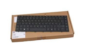 831-00702-00B original HP clavier DE (allemand) noir/noir avec rétro-éclairage