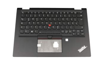 8SSN20R58924C1 original Lenovo clavier incl. topcase DE (allemand) noir/noir avec rétro-éclairage et mouse stick