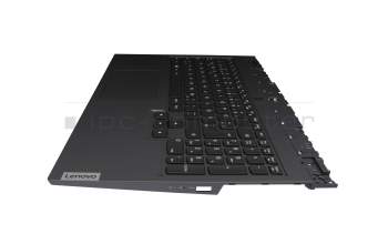 8SST60R45354 original Lenovo clavier incl. topcase DE (allemand) noir/gris avec rétro-éclairage