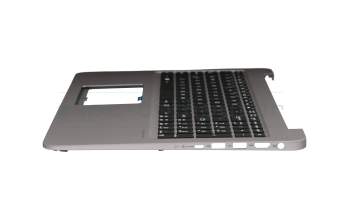 90NB0CB1-R31UI1 original Asus clavier incl. topcase US (anglais) noir/gris avec rétro-éclairage