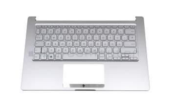 90NB0LP2-R31GE1 original Asus clavier incl. topcase DE (allemand) argent/argent avec rétro-éclairage