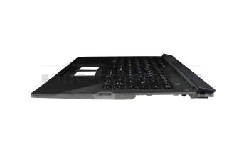 90NR0541-R31GE0 original Asus clavier incl. topcase DE (allemand) noir/noir/transparent /gris avec rétro-éclairage