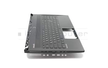 95716H81EC28 original MSI clavier incl. topcase DE (allemand) noir/noir avec rétro-éclairage