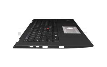 9Z.NDDBW.00G original Lenovo clavier incl. topcase DE (allemand) noir/noir avec rétro-éclairage et mouse stick