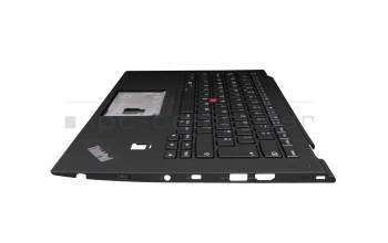 9Z.NDDBW.00U original Lenovo clavier incl. topcase UK (anglais) noir/noir avec rétro-éclairage et mouse stick