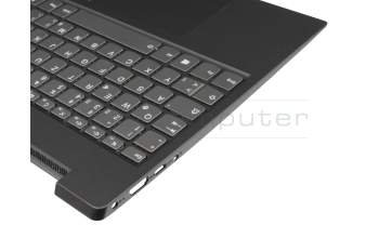 9Z.NDRBN.A0G original Lenovo clavier incl. topcase DE (allemand) gris foncé/noir avec rétro-éclairage