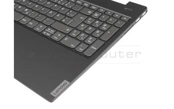 9Z.NDRBN.A0G original Lenovo clavier incl. topcase DE (allemand) gris foncé/noir avec rétro-éclairage