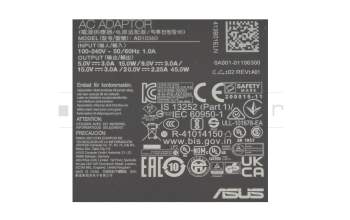 AC45-00 original Asus chargeur USB-C 45 watts