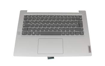 AM1JU000300 original Lenovo clavier incl. topcase DE (allemand) gris/argent