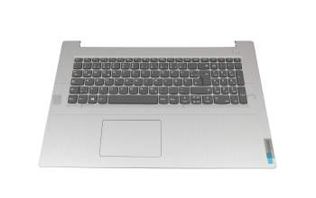 AM1JX000 original Lenovo clavier incl. topcase DE (allemand) gris/argent