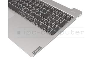 AM2GC000410 original Lenovo clavier incl. topcase DE (allemand) gris foncé/gris avec rétro-éclairage