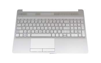 AM2H8000100-KFC1 original HP clavier incl. topcase DE (allemand) argent/argent