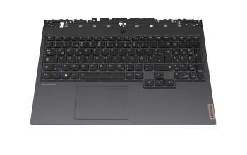 AP1HV000700AYL original Lenovo clavier incl. topcase DE (allemand) noir/noir avec rétro-éclairage