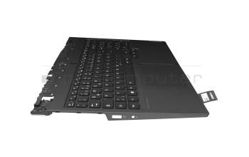 AP1HV000700AYL original Lenovo clavier incl. topcase DE (allemand) noir/noir avec rétro-éclairage