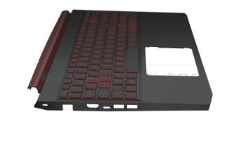 AP2K1000411-HA25 original Acer clavier incl. topcase DE (allemand) noir/noir/rouge avec rétro-éclairage