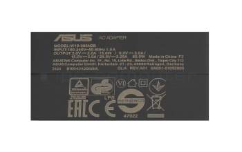 Asus BU404U original Chargeur USB-C 65 watts EU wallplug