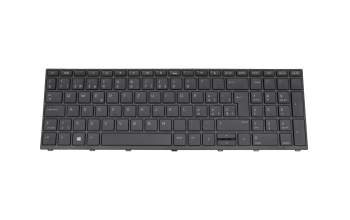 BGTML3B5WBI021 original HP clavier CH (suisse) noir/noir avec rétro-éclairage