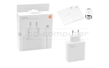 BHR6034EU original Xiaomi chargeur USB-C 120 watts EU wallplug blanc (Charging Combo Type-A)